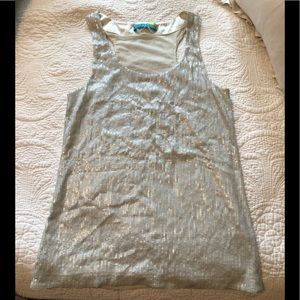 Alice and Olivia sequins racerback tank